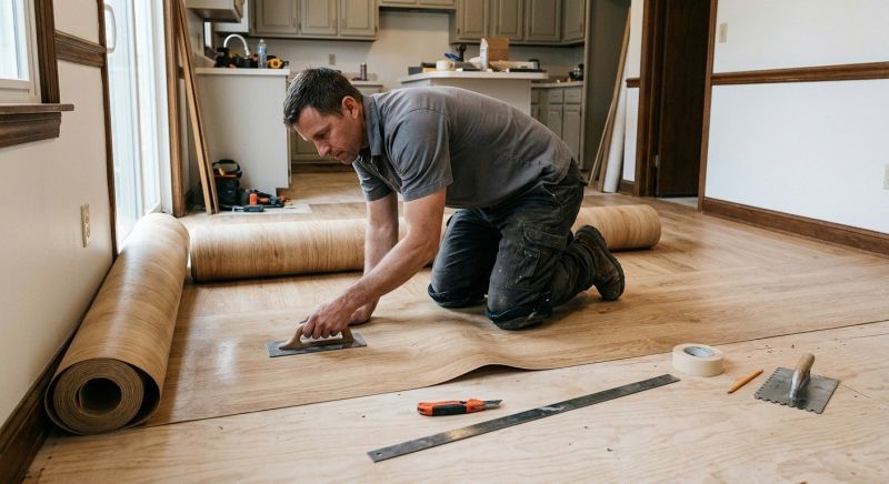 Sheet Flooring Installation in Houston, TX