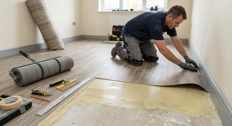 Sheet Vinyl Installation in Fairfax County, VA